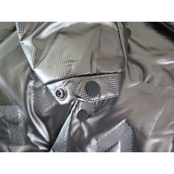 DKNY Men's Sz S Gray Signature Pewter Wind Resistant/Rain Repellent Jacket $165 - Picture 9 of 11